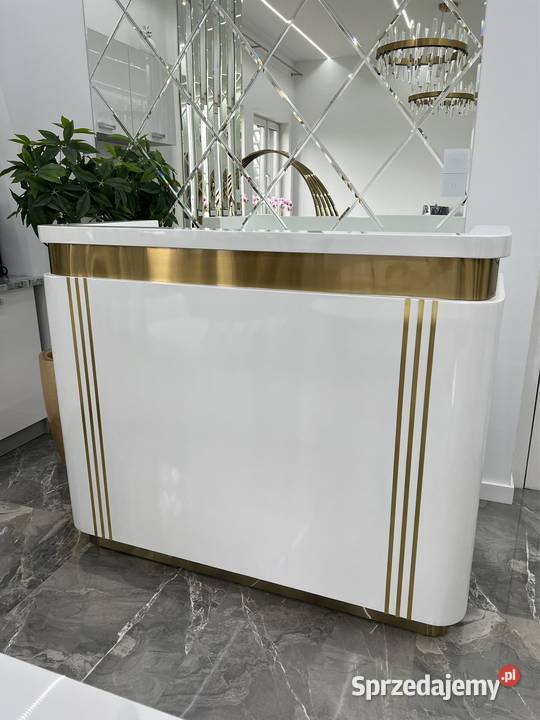 Biała lada sklepowa recepcja Exclusive White Golkowice