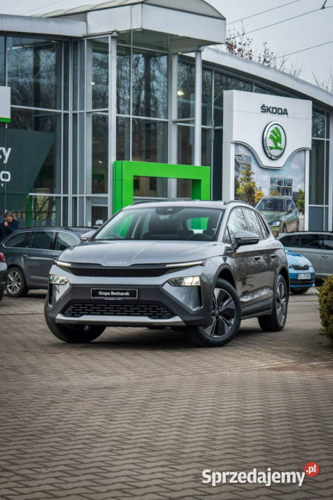 koda ELROQ 60 63kWh 204 Nowa elektryczna Skoda szary Łódź