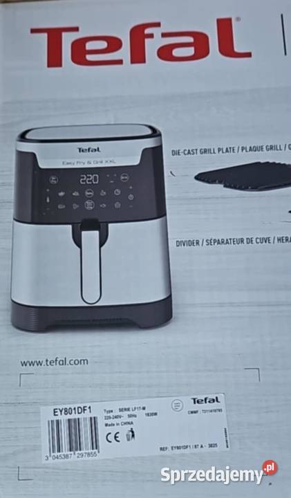 Frytkownica beztłuszczowa airfryer tefal xxl wolnostojące Ostrów Wielkopolski