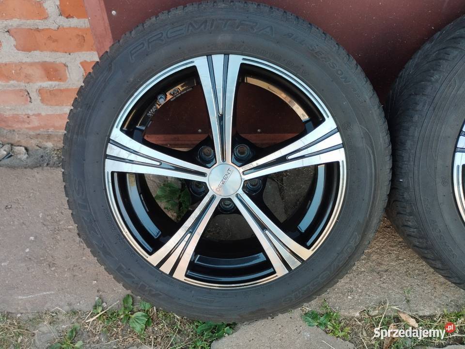 Koła aluminiowe wielosezonowe 20555R16 bieżnik łódzkie Kamocin sprzedam