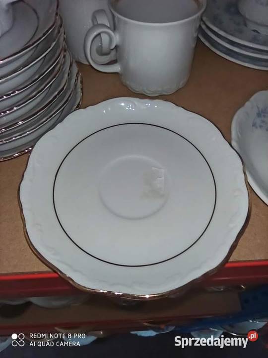 Filiżanka z błękitnymi kwiatkami Winterteich Porcelana i szkło sprzedam