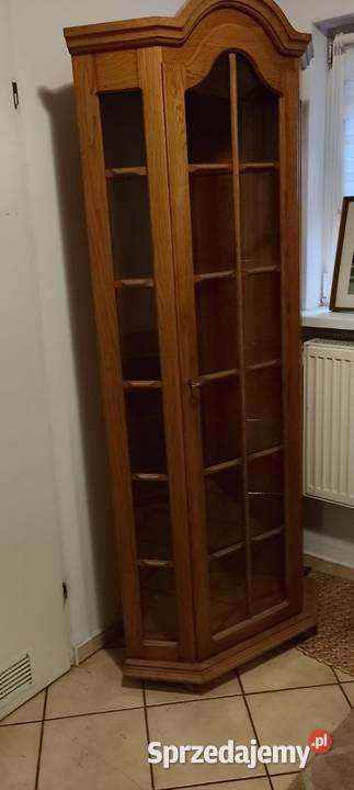 Witryna dąb szkło Bydgoszcz sprzedam