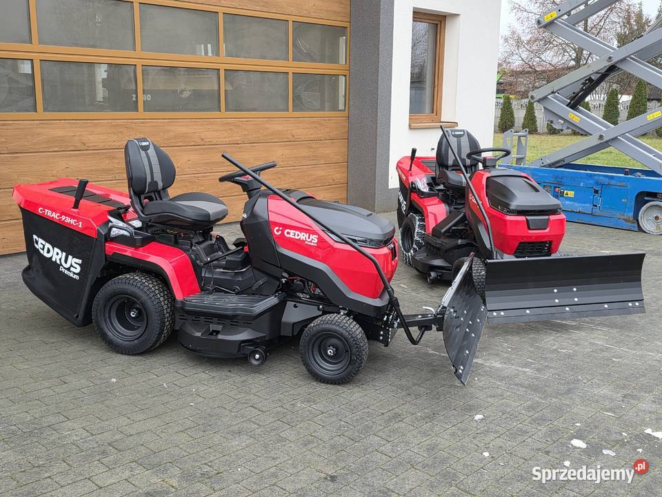 Kosiarka traktorek Cedrus CTrac 93HC1 Nowa pług Bieliny