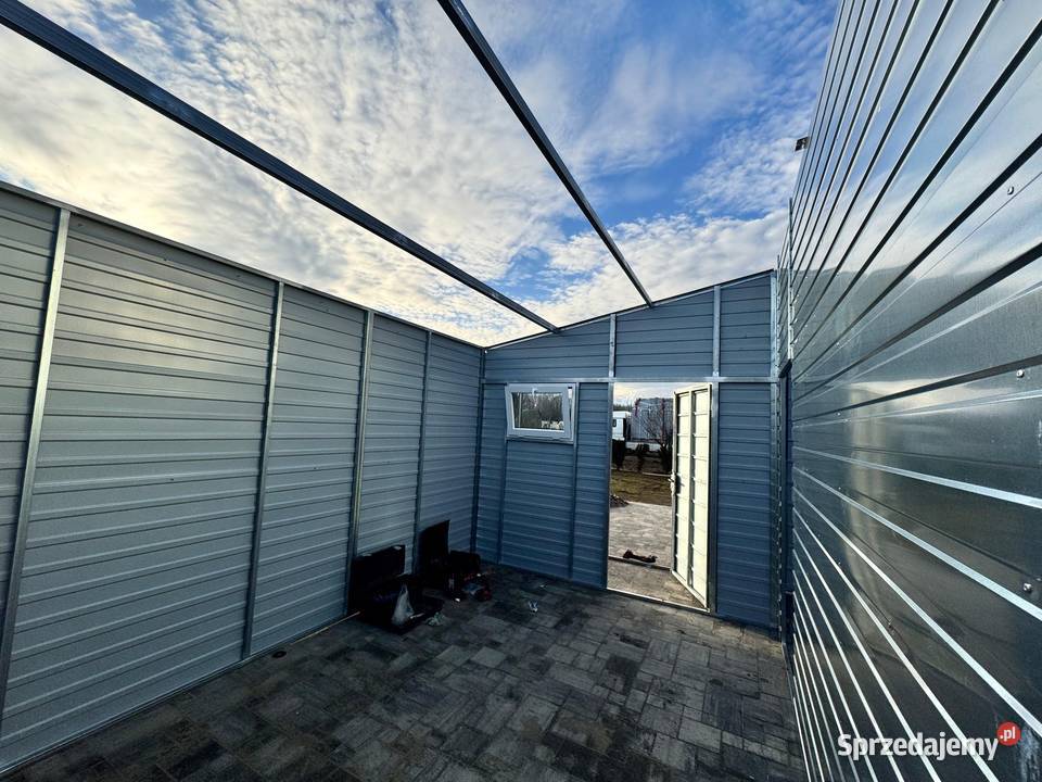 Garaż Blaszany drewnopodobny 12x6 producent 12x7 Zgierz sprzedam