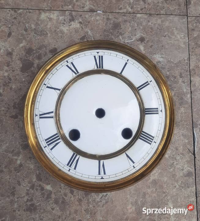 40 Tarcza starego zegara ściennego 145 51325 Antyki, Sztuka, Kolekcje