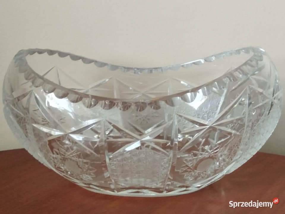 Żardiniera Kryształowa Porcelana i szkło Wałbrzych