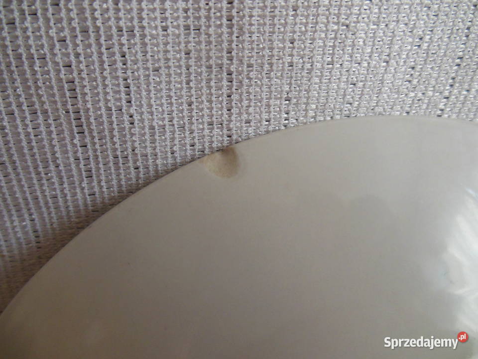 Talerzyk deserowy w liscie winogron PRL Kielce