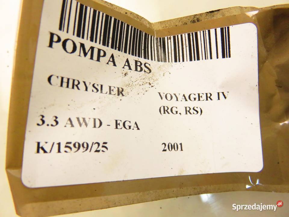 POMPA ABS CHRYSLER VOYAGER IV RG RS 04683903AA osobowe