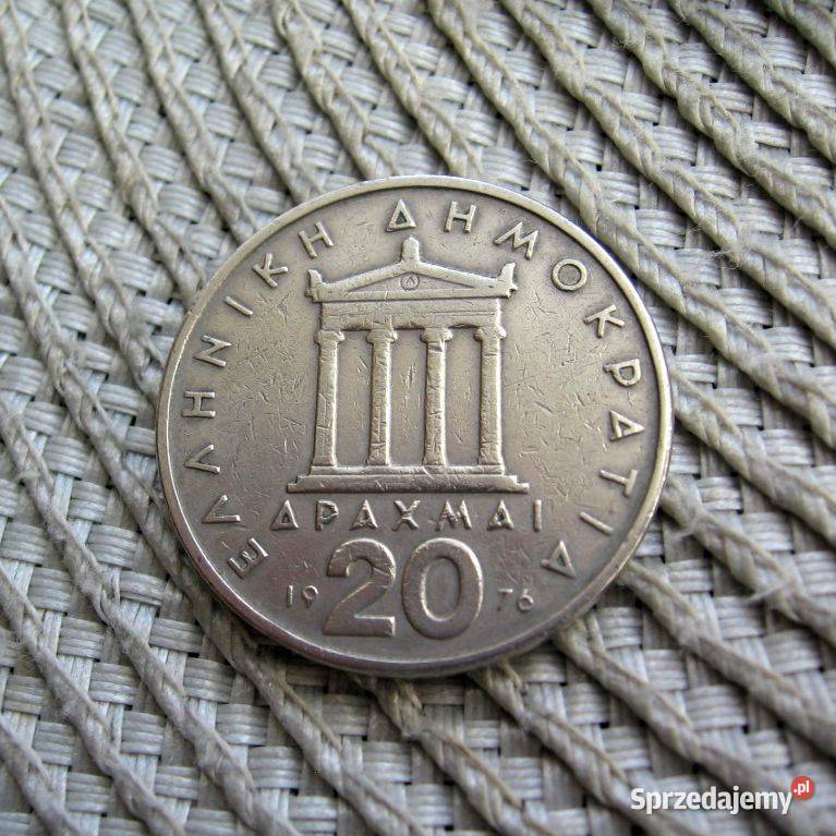 Grecja 20 Drachma 1976r Kalisz sprzedam
