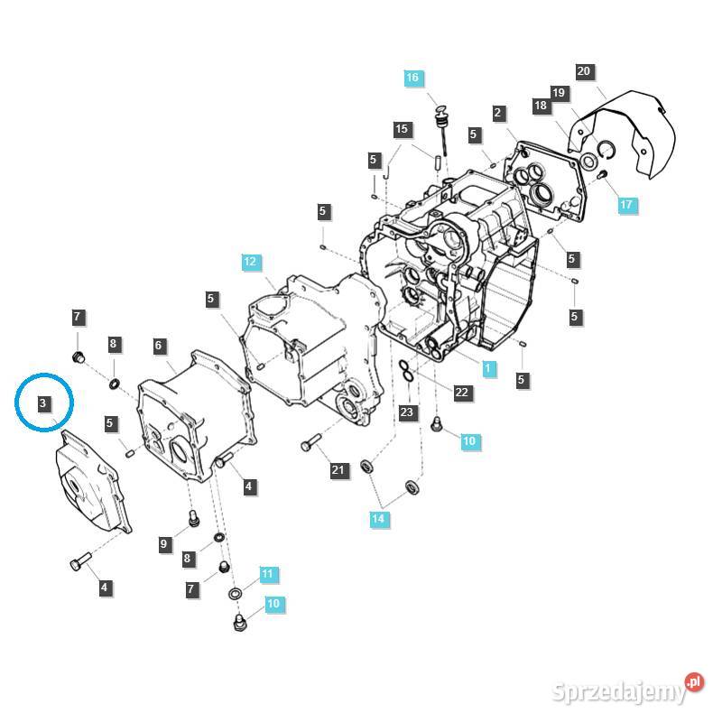 Osłona przekładni mechanicznej TRG280 LS Tractor Tajęcina