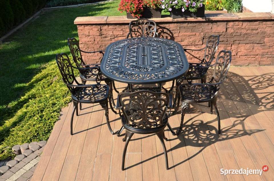 Meble Ogrodowe Aluminiowe komplet 6osobowy Tarnów sprzedam