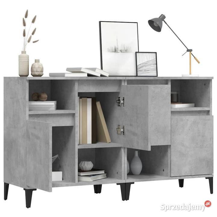 vidaXL Komody 2 szarość betonu 60x35x70 Warszawa