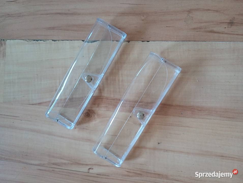 etui na okulary przezroczyste 15x5x3 nowe Szczecin