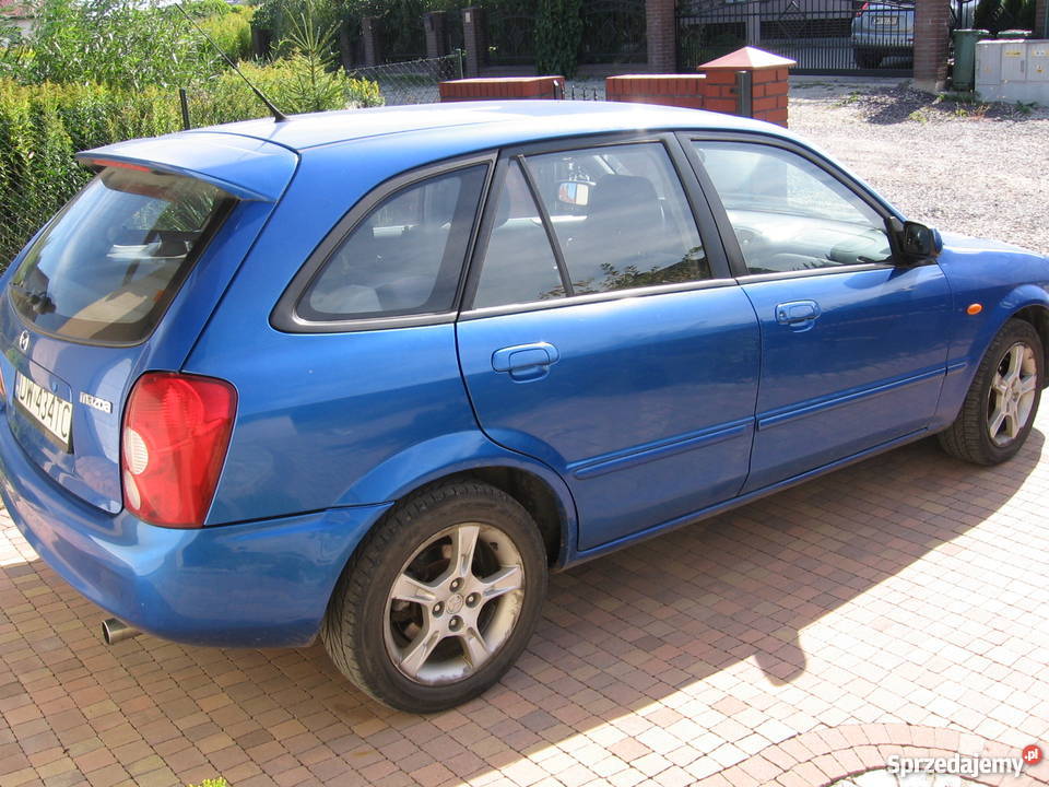 Mazda 323F niebieski metalic 323F Smolec sprzedam