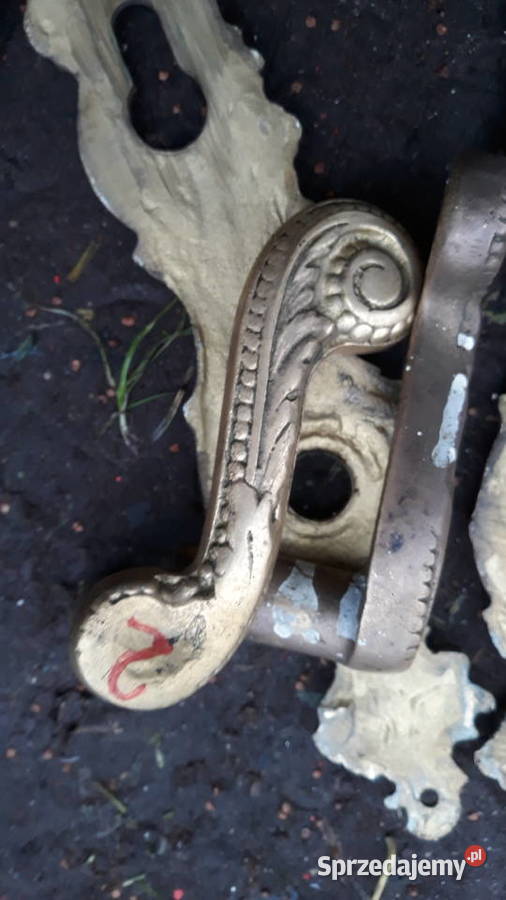 Mosiądzrzeźbione klamki z okuciami do drzwi 1 2 Gorzów Wielkopolski