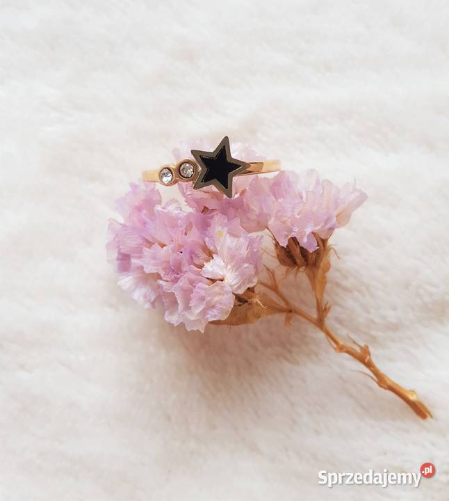 Nowy pierścionek stal szlachetna złoty kolor zachodniopomorskie Szczecin