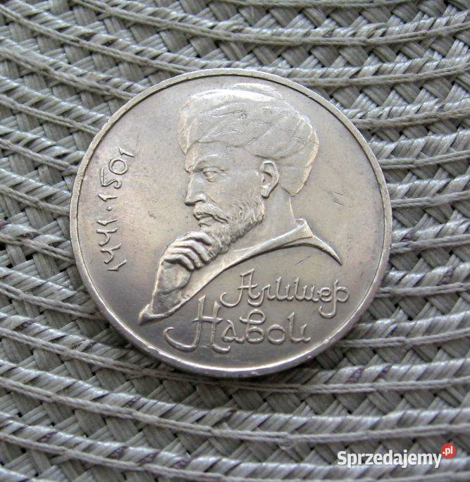 CCCP 1 Rubel 1991r Aliszer Nawij Kalisz sprzedam