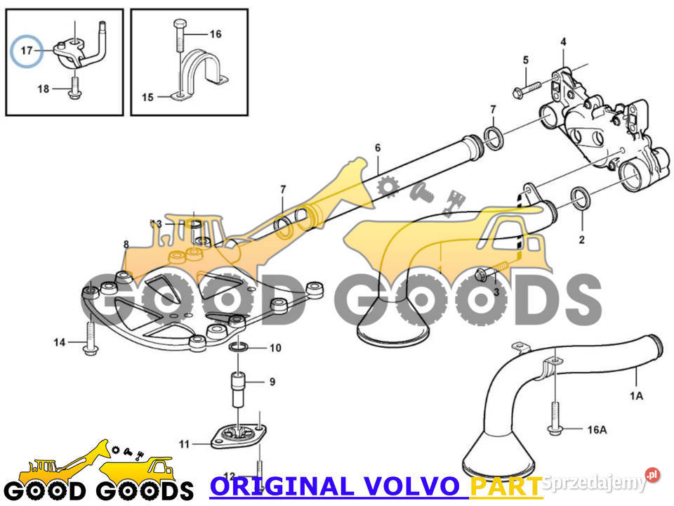 VOLVO DYSZA NATRYSKU TŁOKA D9B 20727702 Władysławów