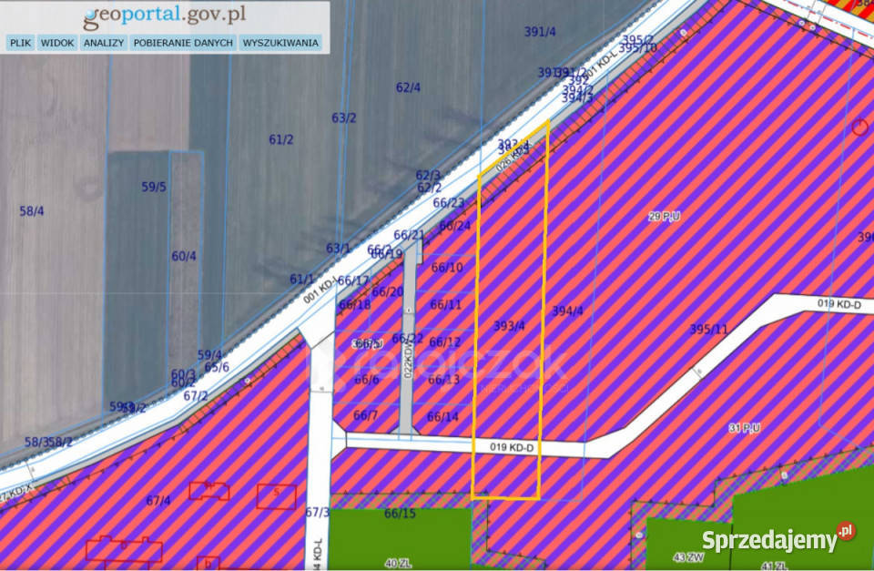 Grunt 9602m2 Łebcz Dr Augusta Oetkera sprzedam