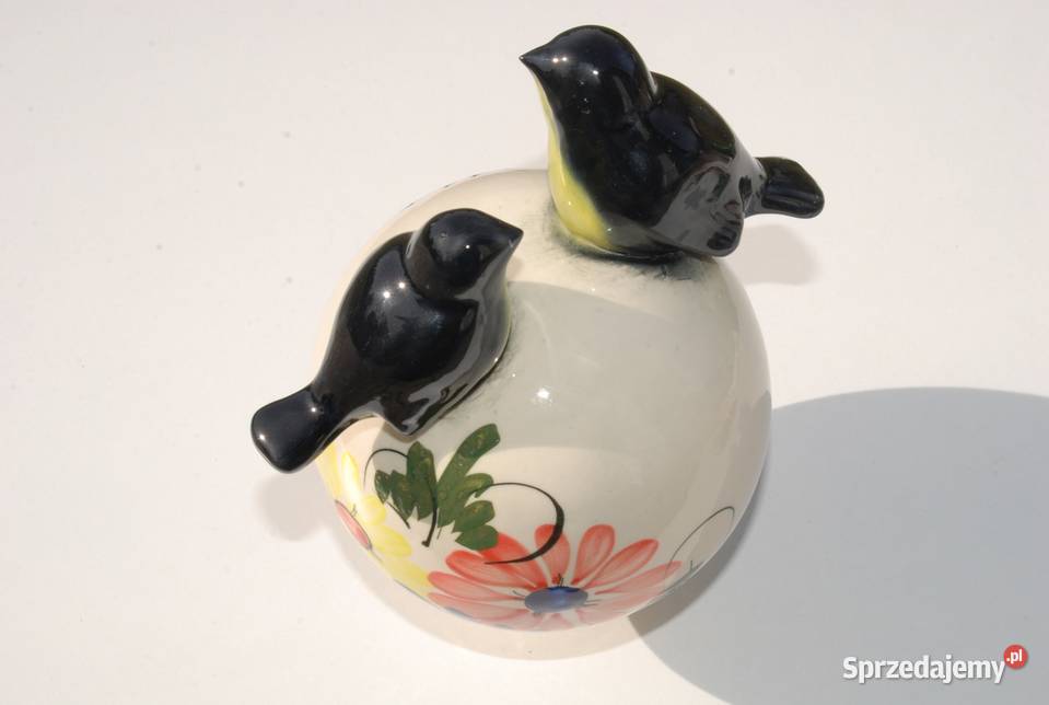 Stara figurka kula z ptakami ptaszkami antyk