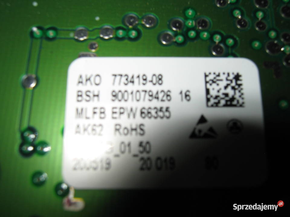 BOSCH EPW66355 9001079426 STEROWANIE SUSZARKI wolnostojące Nowy Sącz sprzedam