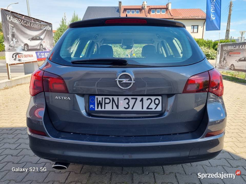 Opel Astra J 14 120 nawigacja półskóry alufelgi Płońsk sprzedam