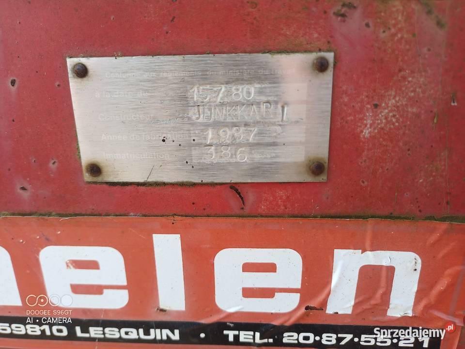 Rębak junkkari tarczowy dwa wałki wciągające Międzybórz