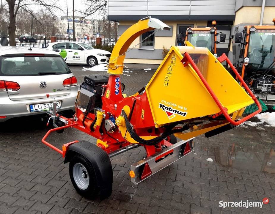 Mobilny rębak do gałęzi silnik benzyna RABAUD Lublin
