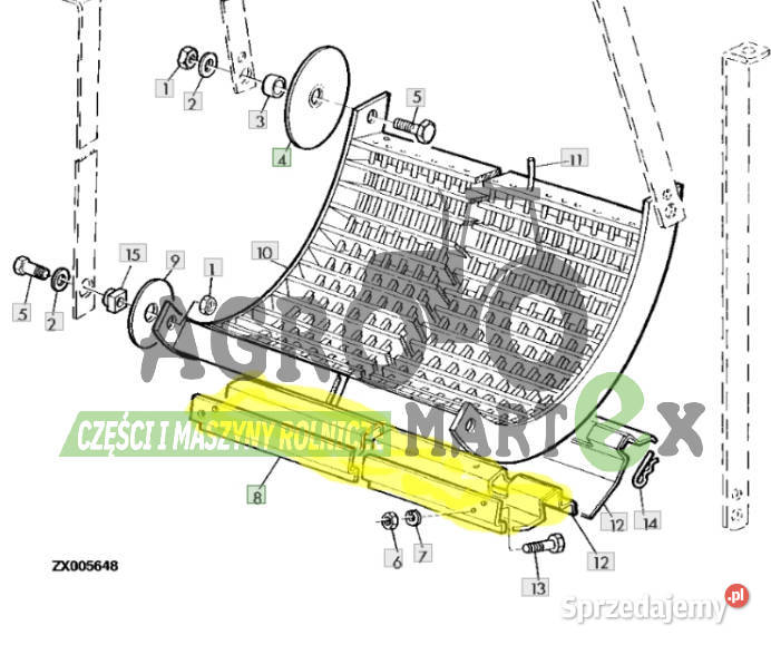 Z43474 LISTWA JD Pozostałe Wichrów sprzedam