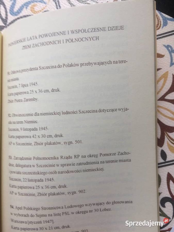 3750 Dokumenty Skarby Ziem Zachodnich I sprzedam