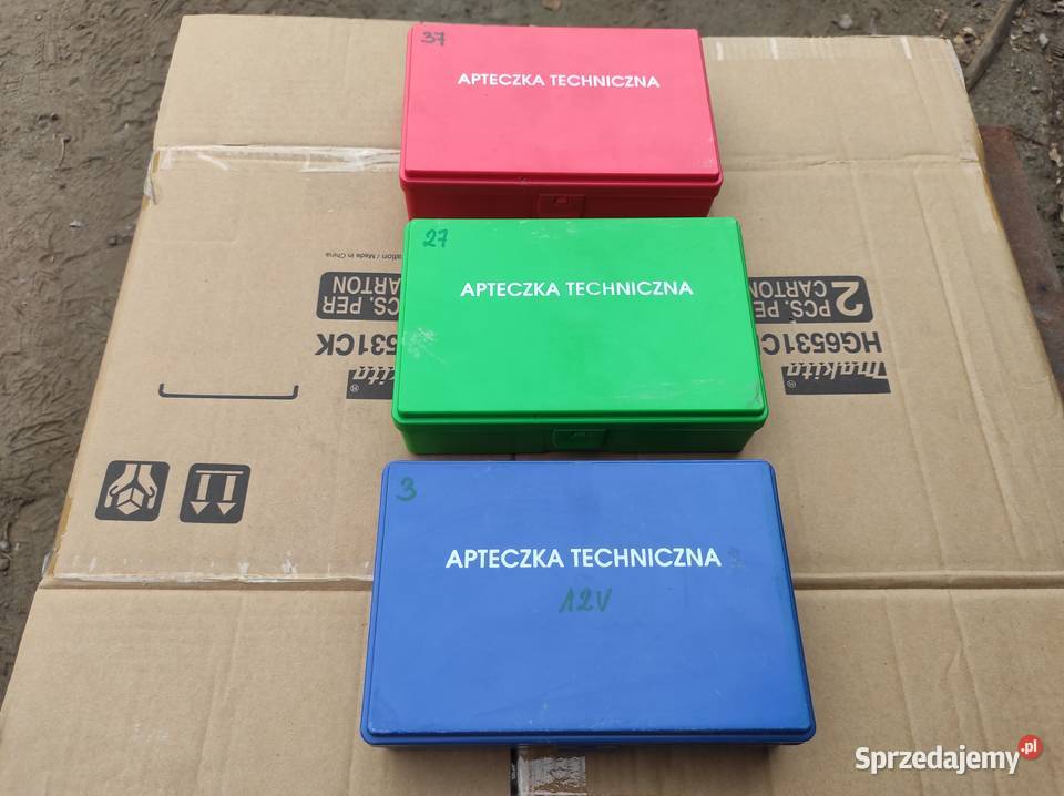 Pudełko apteczki technicznej świętokrzyskie Ostrowiec Świętokrzyski sprzedam