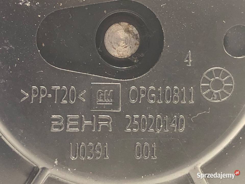 DMUCHAWA NAWIEWU OPEL ZAFIRA C U7253002 sprzedam