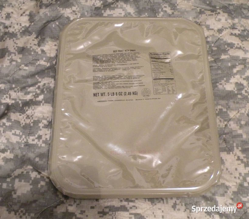 MRE Us Army Tray pack Beef roast Wrocław sprzedam