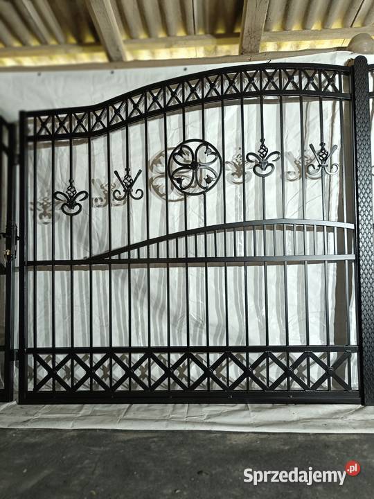 Brama Wjazdowa Dwuskrzydłowa Kuta Pręt Pełny Starachowice