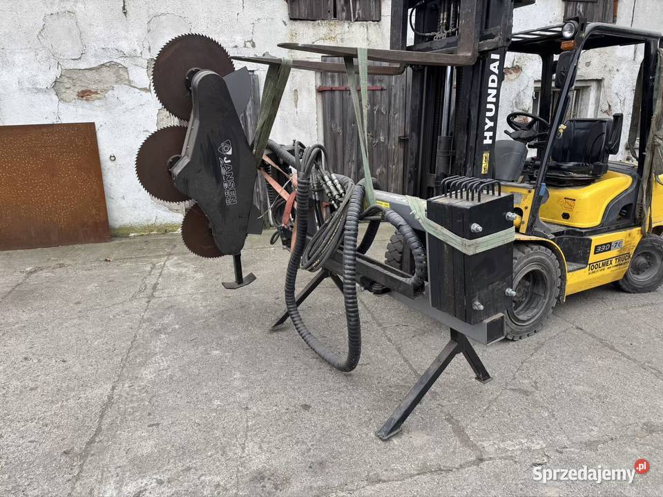 JANSEN AS600 głowica piła do gałęzi na traktor Strzydzew