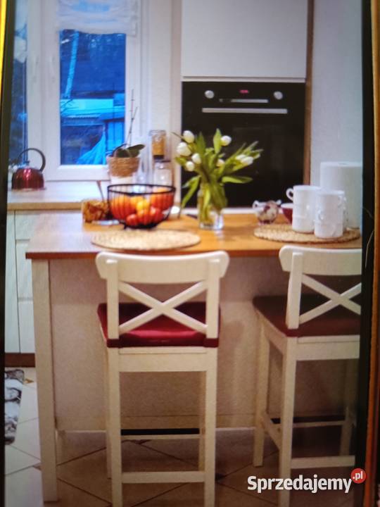 Wyspa kuchenna Ikea duża z Hokerami Halinów