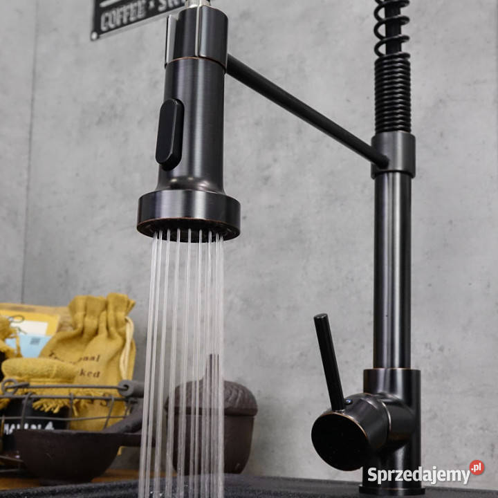 Bateria kuchenna stojąca czarna HULL Chmielnik