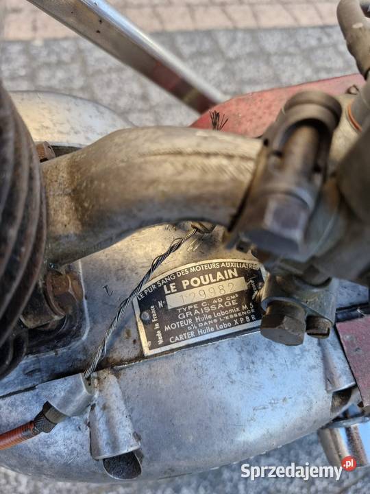Motorower Le Poulain 129 982 Type C 45m3Made in nieuszkodzony Olesno