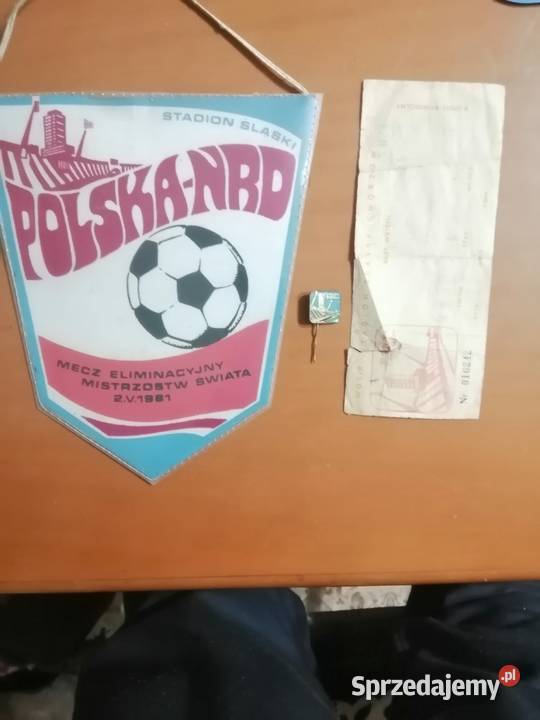 Bilet wstępui proporczyk z meczu PolscaNRD Bilety Bilety Brodnica