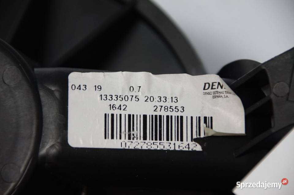 WENTYLATOR KABINOWY OPEL CORSA E 13335075 kujawsko-pomorskie