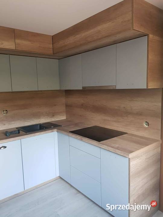 Meble kuchenne szafy na wymiar tanio solidnie warmińsko-mazurskie Pasłęk