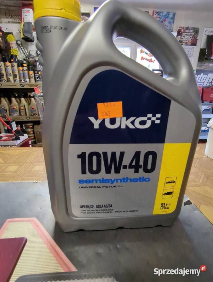 Olej Yuko 10W40 semisynthetic 5l Łopuszno sprzedam