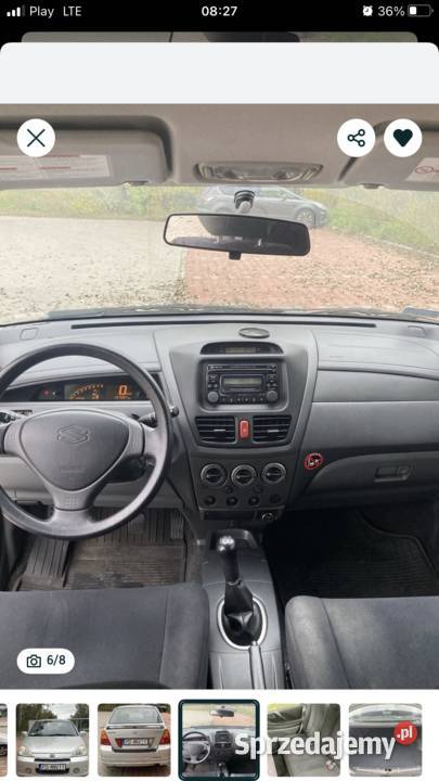 Suzuki liana 16 benzyna klima mały przebieg 2 wielkopolskie Poznań