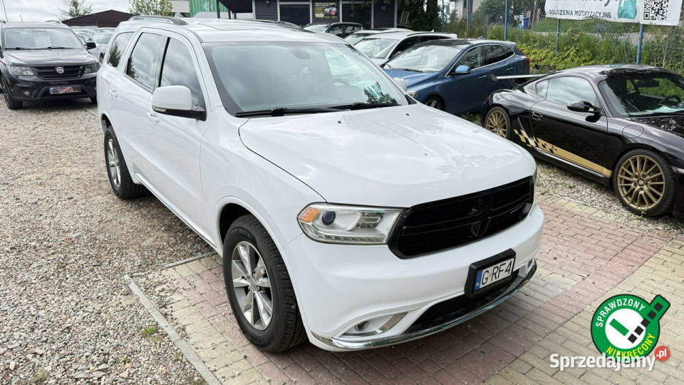 Dodge Durango 36 v6 AWD skóry ledy Navi kamera 7 autoalarm Gdańsk