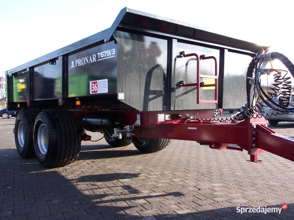 Przyczepa budowlana tandem skorupowa T6793 Opoczno