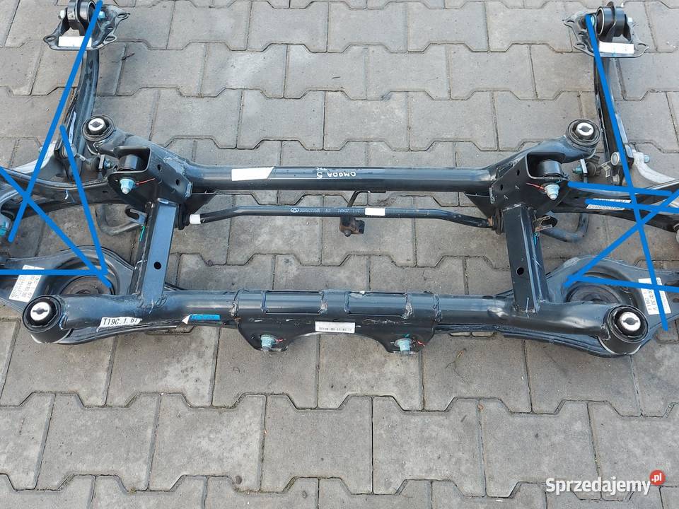 Chery Omoda 5 2024 wózek sanki kołyska tył tylna