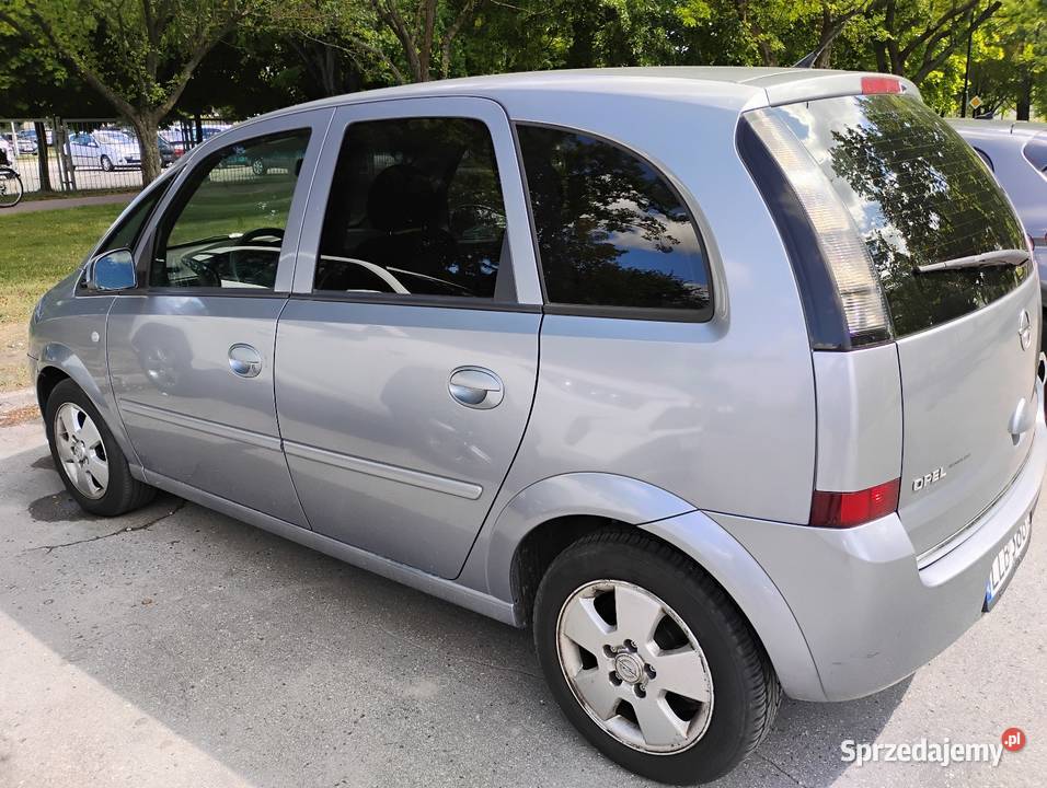 OPEL MERIVA 13 CDTI 2007 srebrny Lublin