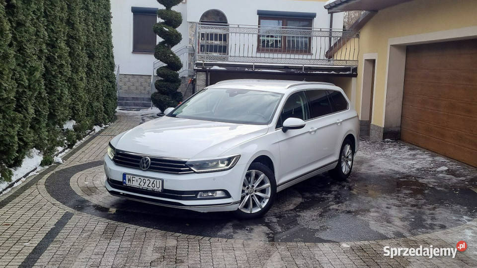 Volkswagen Passat 190 Salon Polska DSG Alcantara biały mazowieckie Płońsk