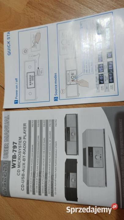 Wieża stereo Wiscent Vintage Micro HiFi Systems Książ Wielkopolski