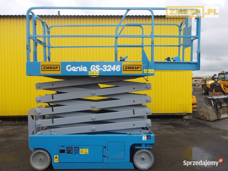 Podnośnik nożycowy zwyżka Genie GS3246 nowe koła Pleszew sprzedam
